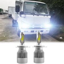 LED Headlight Bulbs Conversion kit H4 9003 6000K Fits 2006-2013 Isuzu NPR-HD 2PC