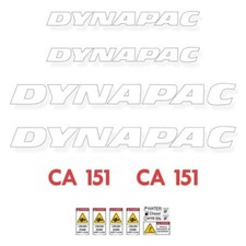Dynapac CA151 Kit Decalcomanie - Adesivi per Rullo CA151