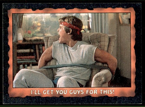 1985 Topps THE GOONIES I'LL GET YOU GUYS FOR THIS! #16