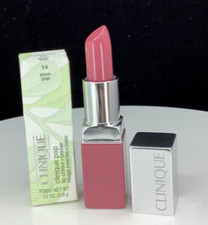 Color de labios Clinique Pop + Primer Rouge intenso + Base 14 ciruela pop 0,13 oz nuevo en caja