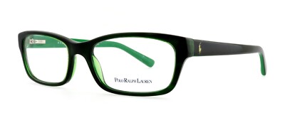Polo Ralph Lauren Ph 2091 5376 Green Authentic Eyeglasses 53-17-140 New Polo Ralph Lauren PH2091 5376 53mm Black Green  main image 3
