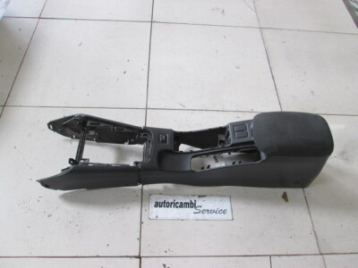 Accoudoir Central Universel Noir Pour Nissan Primera - Réglable, Simili Cuir