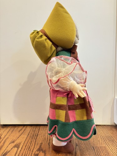 1984 Bambola in feltro italiana 20" Lenci "Modistina"" con custodia COA & bambola - Foto 4 di 24