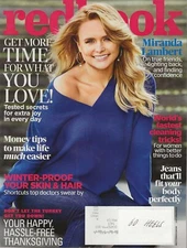 2017 NOVEMBER REDBOOK MAGAZINE MIRANDA LAMBERT True Friends, Fighting Back HTF