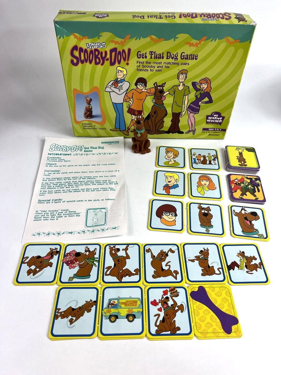 Scooby Doo Get That Dog Game 1999 Pressman Matching Memory No