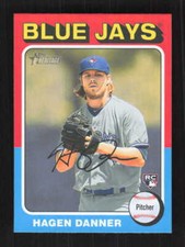 Hagen Danner RC 2024 Topps Heritage Mini Toronto Blue Jays #495