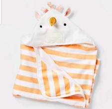 New Kids Pillowfort White and Pink Unicorn Hooded Towel