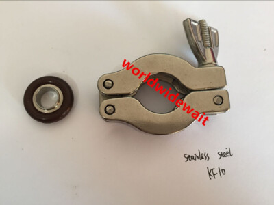 stainless steel KF-10 vacuum clamp Contain circle quick release flange 1PC #E7