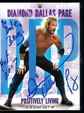 DSD15  Diamond Dallas Page VERY RARE  signed DVD W/COA