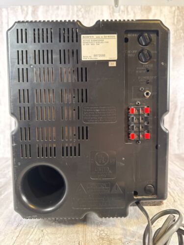 Sony SA-W2500 Active Powered 10" 70 Watt Subwoofer Tested Working - Picture 2 of 3