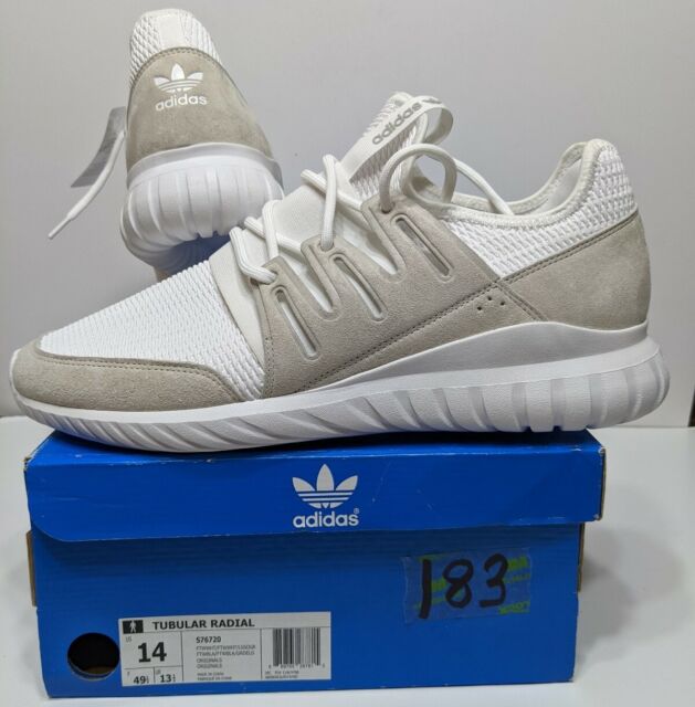 adidas tubular radial white