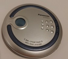 Panasonic Portable Car CD Player Anti-Skip Protection SL-SX321C Tested/Working