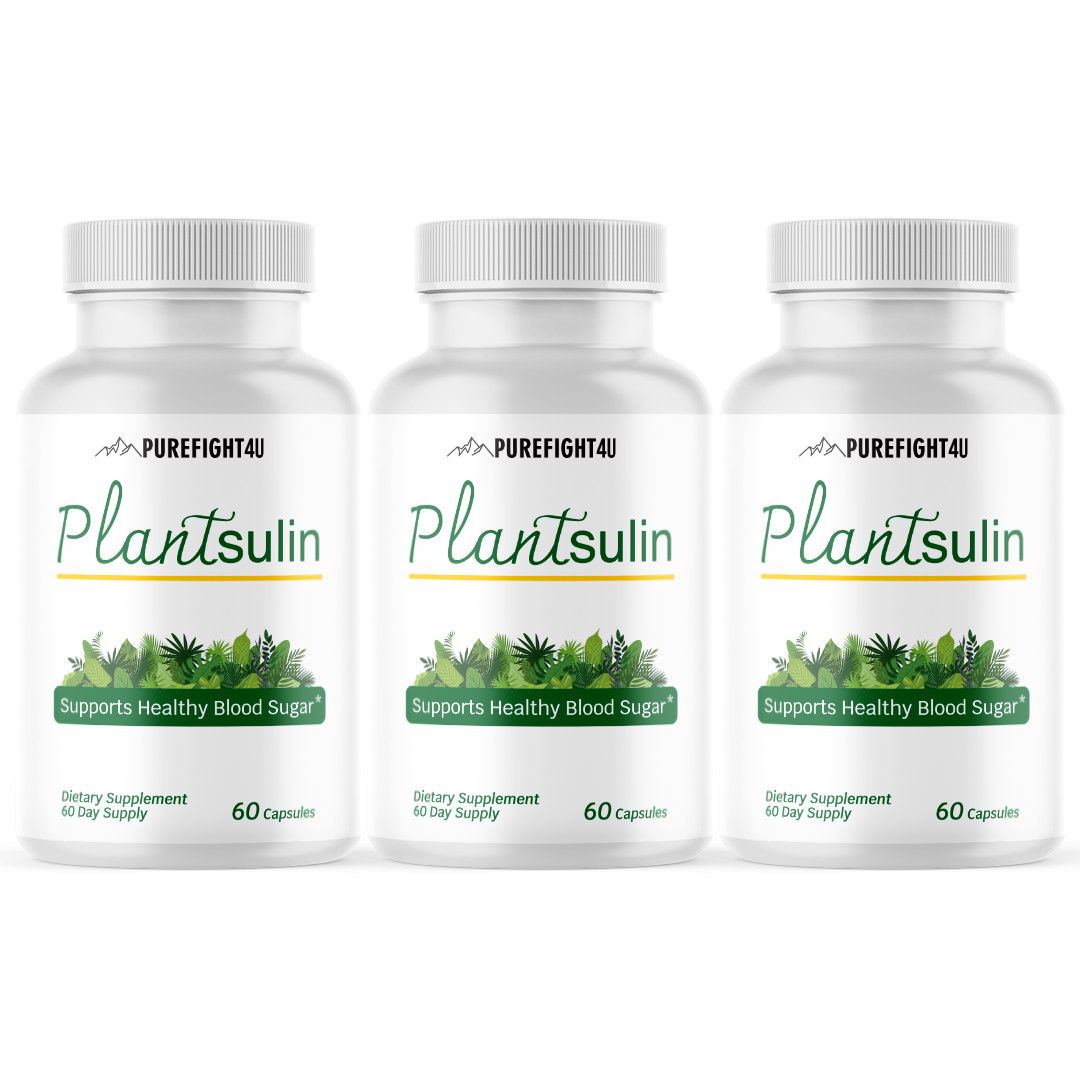 Plantsulin Capsules, Supports Healthy Blood Sugar-3 Bottles