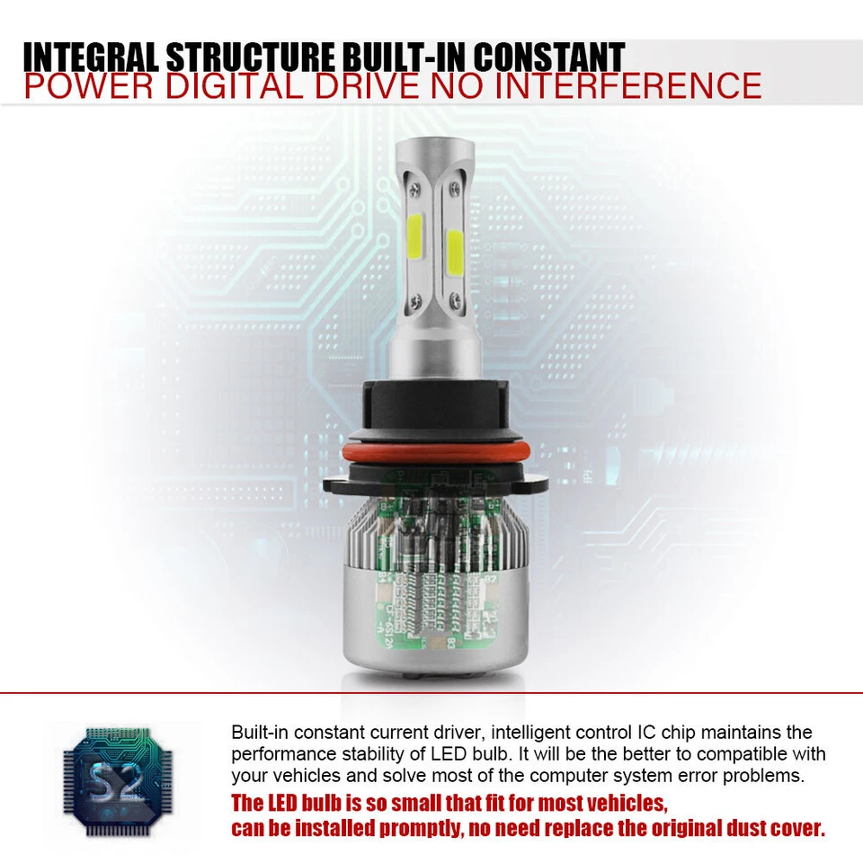 Комплект белых светодиодных противотуманных фар для Mitsubishi Lancer 2004-2007 годов выпуска 6000K - Изображение 4 из 4