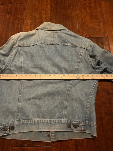 VTG Levi's Men's 70s Type 3 Denim Jean Trucker Jacket Size 42 - Picture 8 of 10