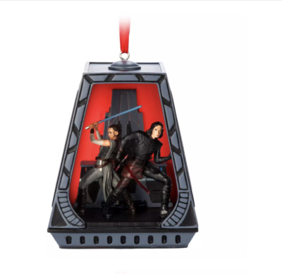 Disney Parks Star Wars Rey and Kylo Ren Sketchbook Christmas