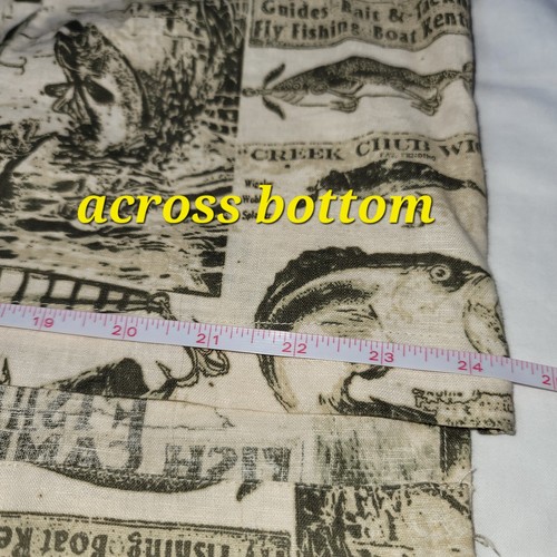 NWT Woolrich Mens Sz L Camp Shirt Olive Fish Signs Linen Blend Short Sleeve - Picture 16 of 17