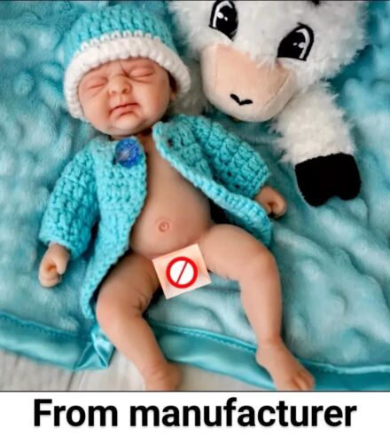 7"GIRL"LILA"Micro Preemie Lifelike Soft Reborn Full Body Silicon WrongedBABYDOLL - Picture 2 of 9