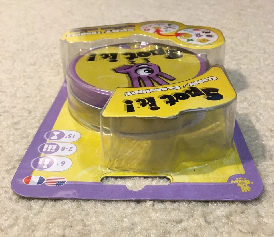 Spot It! Classic 5 Games in 1 Spot the Match Tin Can Zygo Matic Dobble NEW - Image 3 of 4