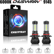 For Lexus ES350 2007 2008 2009 2 x 6000K  LED 9140 / 9145 Fog Light Bulbs White