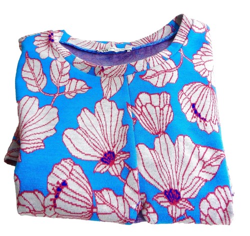トップス A ZARA BUTTONED JACQUARD TEXTURED TOP SZ S,M BLUES 5644/103/112 | eBay
