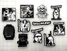 Sticker Pack 10 Vinyl Stickers Crust D-Beat Hardcore Punk Rock Band