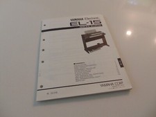 Yamaha Electone Organ EL-15 Service Repair Shop Manual Schematics Parts Catalog