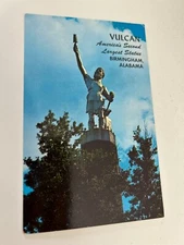 Vulcan atop Red Mountain Birmingham Alabama Postcard