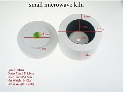 DEVARDI GLASS COE 90 FUSING 1/2 LB. COMBO PACK + MICROWAVE KILN KIT 10 PCS. SET
