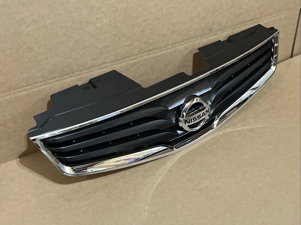 NEW for 2010-2012 NISSAN SENTRA Base S SL Front Bumper Grille Assembly & EMBLEM - Image 4 of 4