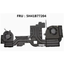 For Lenovo Thinkpad P17 Gen 2 Laptop CPU GPU Cooling Heatsink Fan 5H41B77204