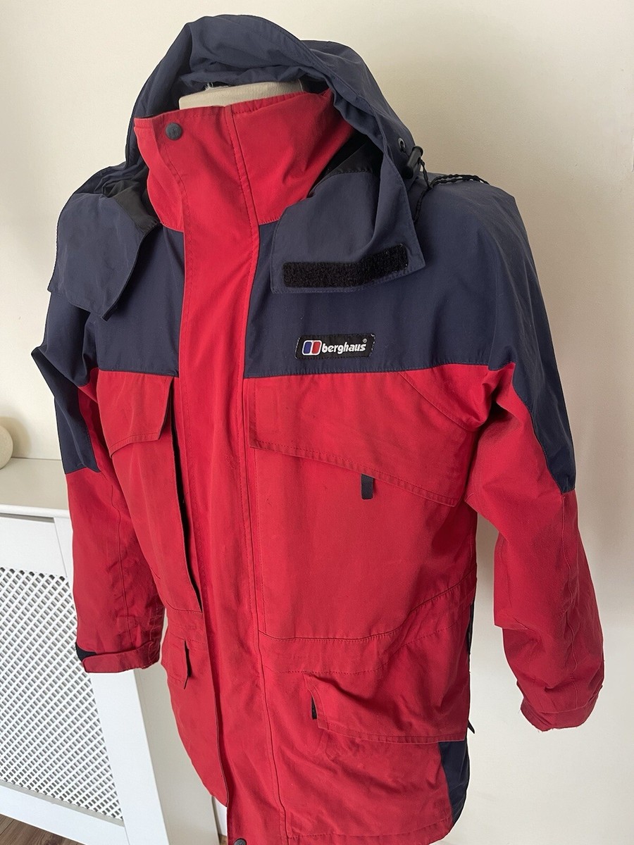 Vintage Berghaus 90s Red & Blue Gore Tex Oasis Liam Vintage Berghaus 90s Red & Blue Gore Tex Oasis Liam