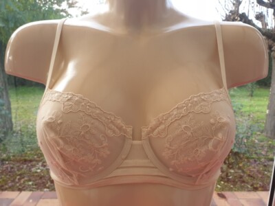 Soutien-gorge LA PERLA GLAMOUR 85B Modèle Jolie - Armature Beige - Neuf Avec étiquettes