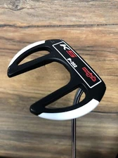 USED RH MEN'S MAJEK K5 RED/BLACK P-202 GOLF CLUB PUTTER 35 INCHES 5962-4FJH