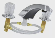 United States Hardware Tiger Chrome 2-Handle Knob Bathtub Faucet P-030N United