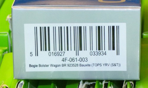 Dapol 4F-061-003 'YRV' (S&T) Bogie Bolster Wagon No.E923528, 'OO' gauge - Picture 2 of 3