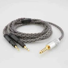 8Cores 7N OCC Silver Plated Upgraded Earphone Cable for ATH-R70X R70X R70X5