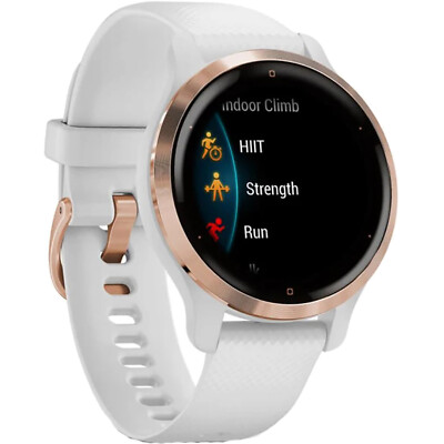 Garmin Venu 2S Wifi + Bluetooth Rose Gold & White Smartwatch NEW
