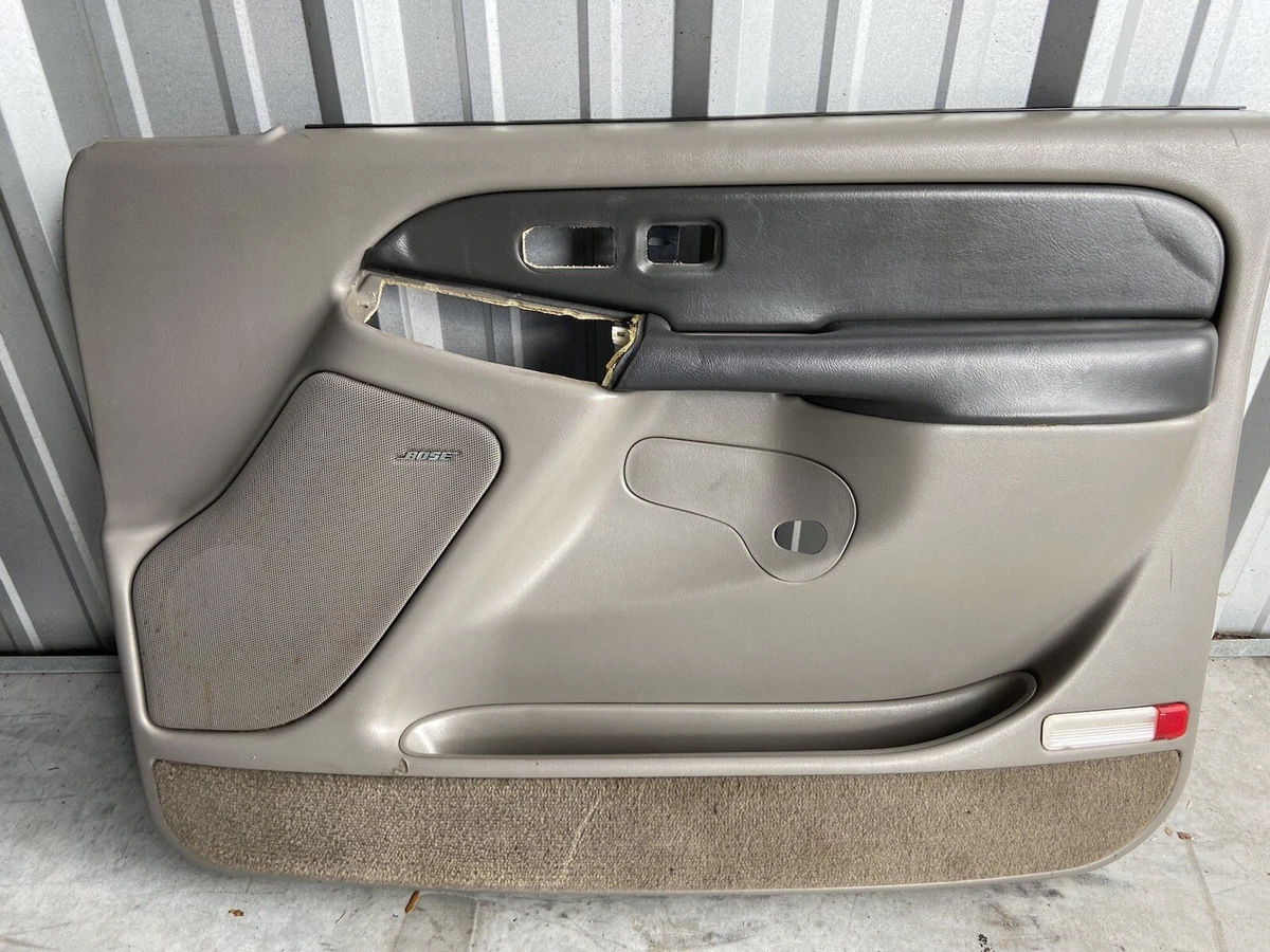 2003 2006 GMC Yukon Denali Tahoe Sierra Suburban Front Right Door Panel Black
