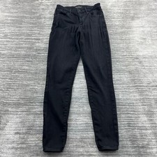 Lucky Brand Jeans Size 2/26 Ankle Womens Ava Skinny Mid Rise Dark Wash Black