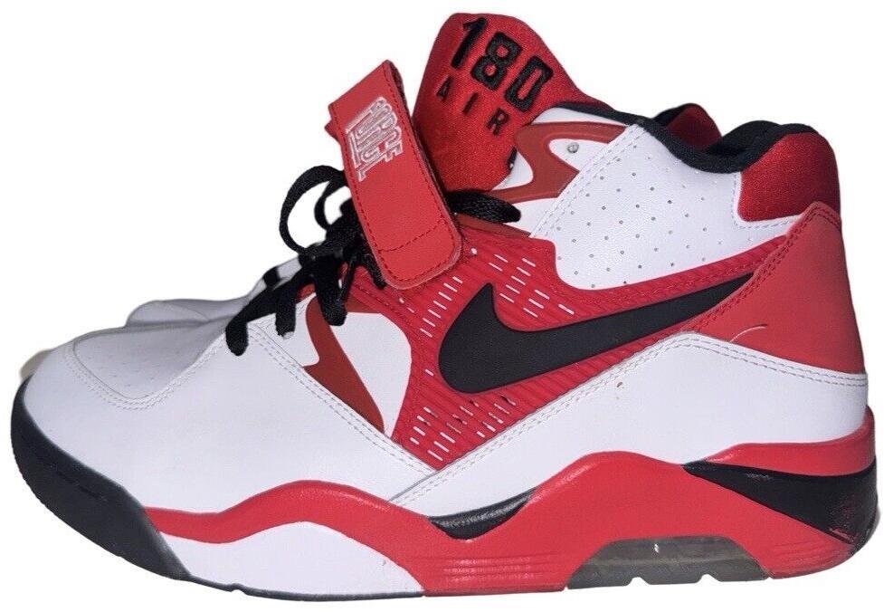 Size 12 - Nike Air Force 180 White University Red for sale online