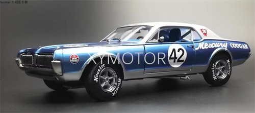 SunStar 1:18 MERCURY COUGA 1967 Racing-#21 Marty Beaulieu Diecast Model Car Toys - Picture 21 of 29