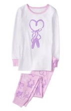 Gymboree Nwt Girls Ballet Slippers Dance gymmies pajamas Pjs Size 3