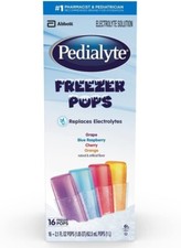 Pedialyte FREEZER POP Nutritional Supplement 2.1OZ 16 Per Box only
