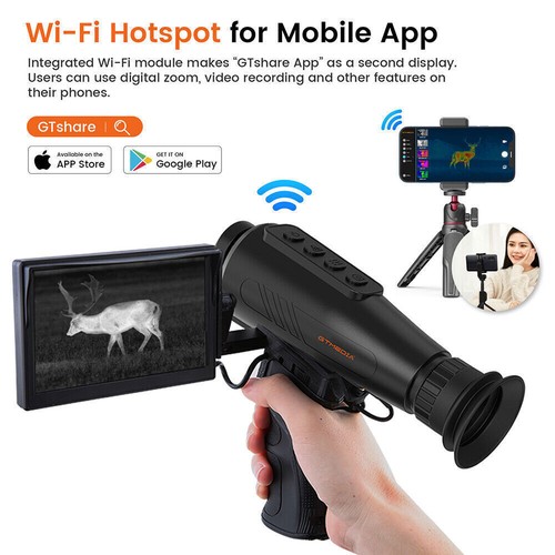 Handheld Thermal Monocular Night Vision AI 384*288 50Hz Thermal Imaging Hunting - Picture 13 of 24