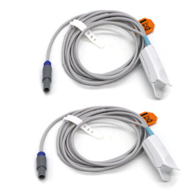 2pc，5pin Adult SpO2 Probe Patient Monitor fit for CONTEC CMS6000/CMS7000 3m/10ft