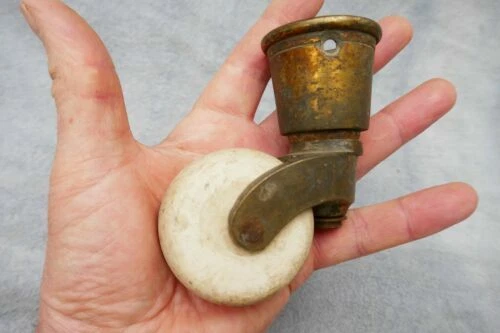 Brass Antique Original Castor Hardware