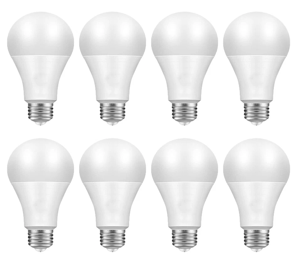 LED A19 9W 7W 12W 3000K-6000K Wide Voltage E27 Intelligent Tricolour Light Bulb - Image 3 of 4