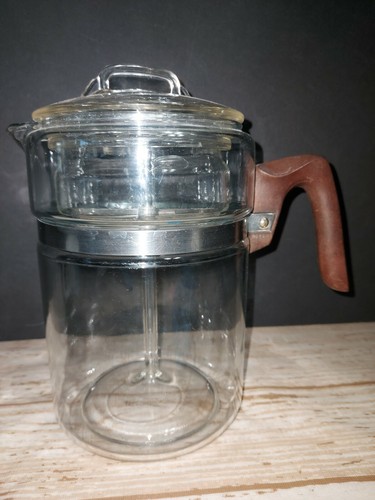 Vintage Pyrex Flameware Glass Coffee 