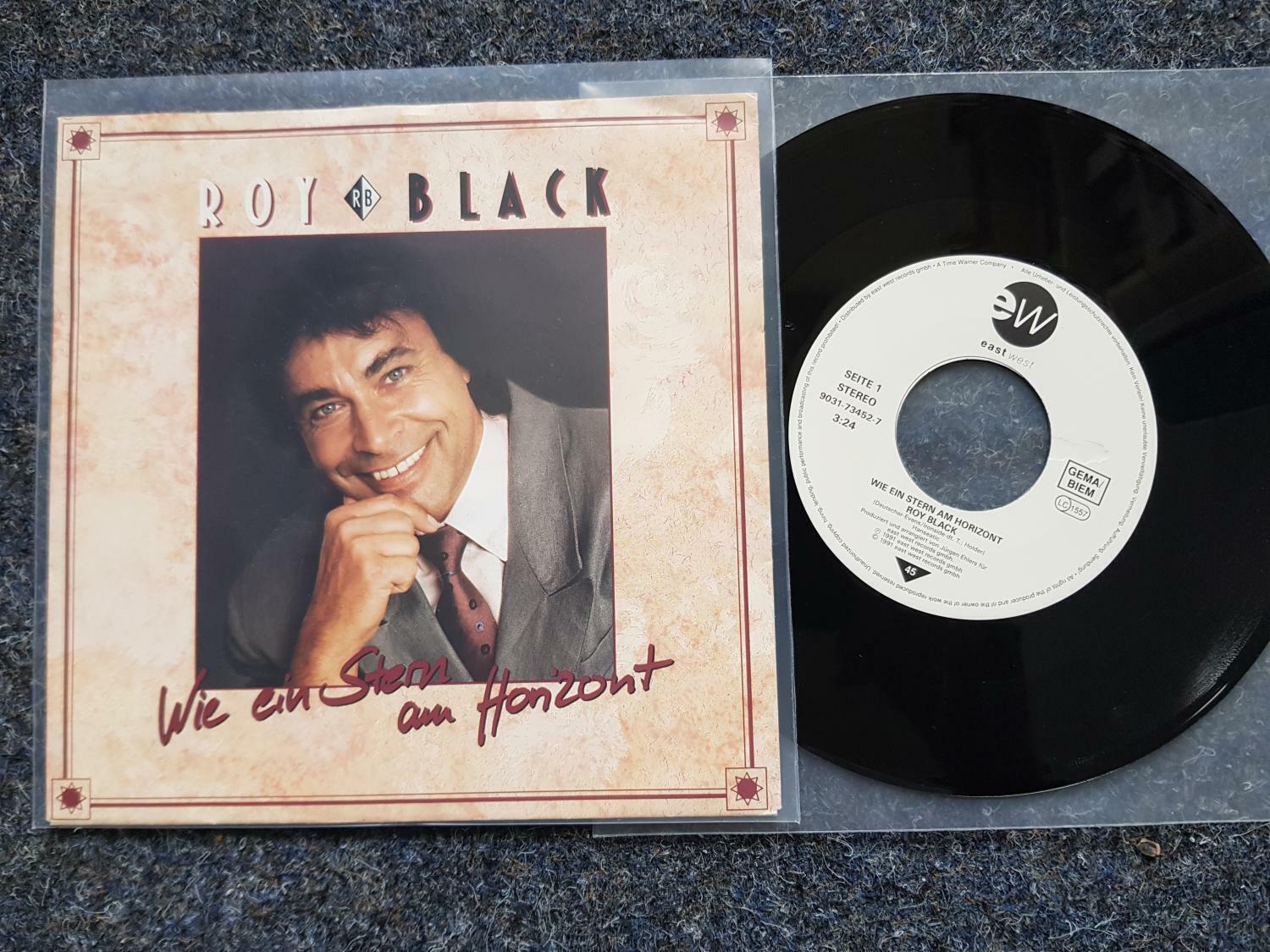 7"" Single Vinyl Roy Black - Wie ein Stern am Horizont GROSSES MITTELLOCH!